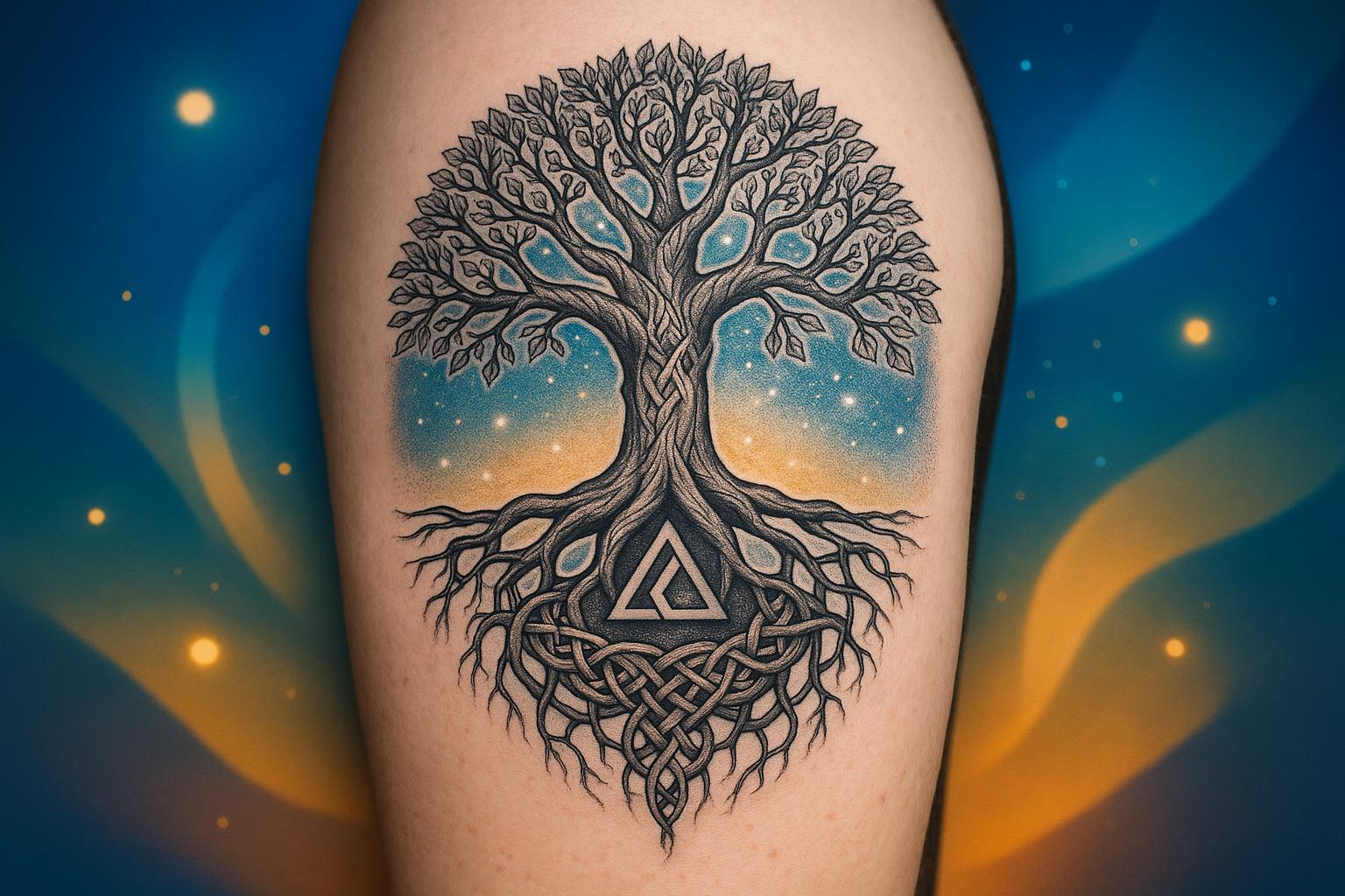 Tatouage Viking Arbre De Vie Signification