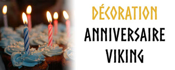 Déco anniversaire viking