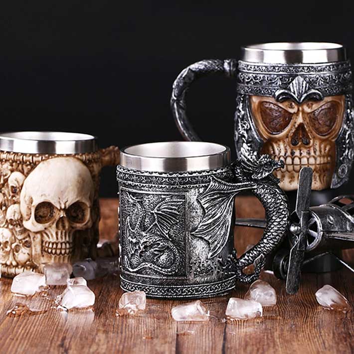 Cornes et Tasses Vikings