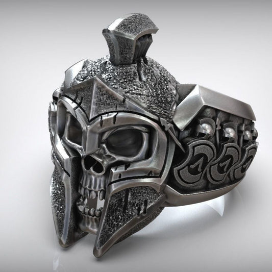 Schädelritterring (Silber)