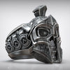 Bague Tête de Mort Chevalier (Argent)