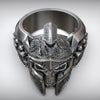 Bague Tête de Mort Chevalier (Argent)