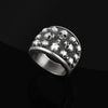 Gothic Totenkopfring (Silber)