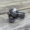 SteamPunk Skull Ring (Silver)