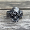 SteamPunk Skull Ring (Silver)