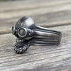 SteamPunk Skull Ring (Silver)