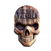 Valhalla American Skull Wikinger Wandkunst