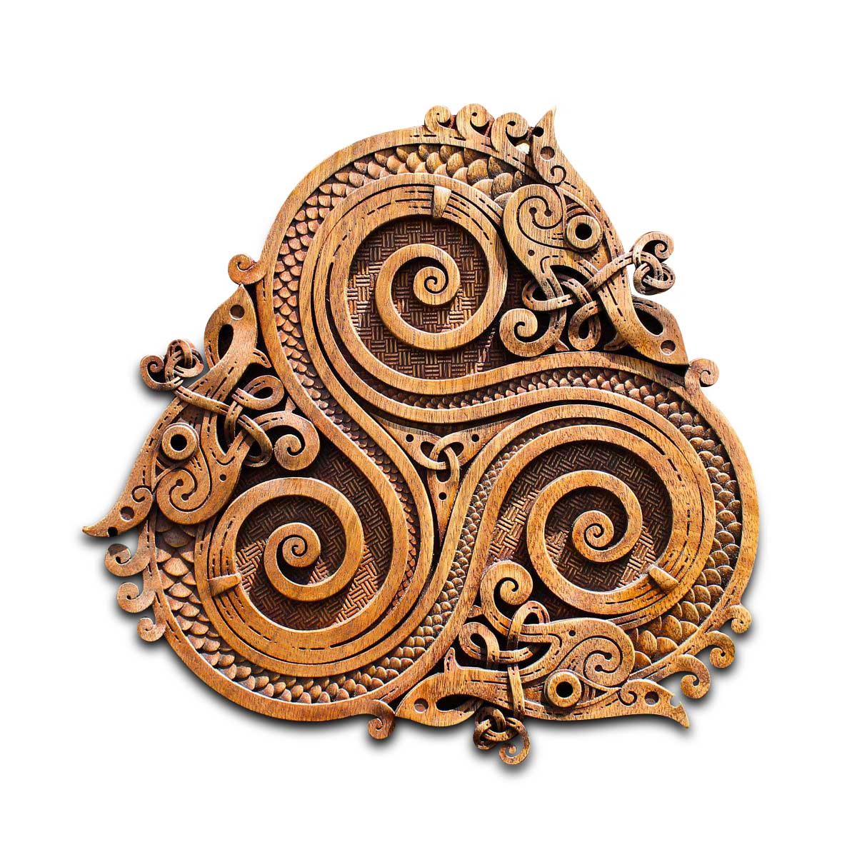 Art Mural Viking Triskelion