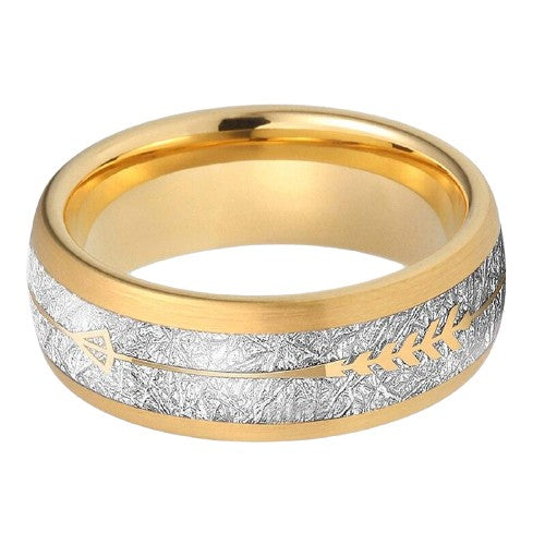 Bague Viking Flèche de l'Amour a plat