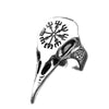 Vegvisir Raven Viking Ring