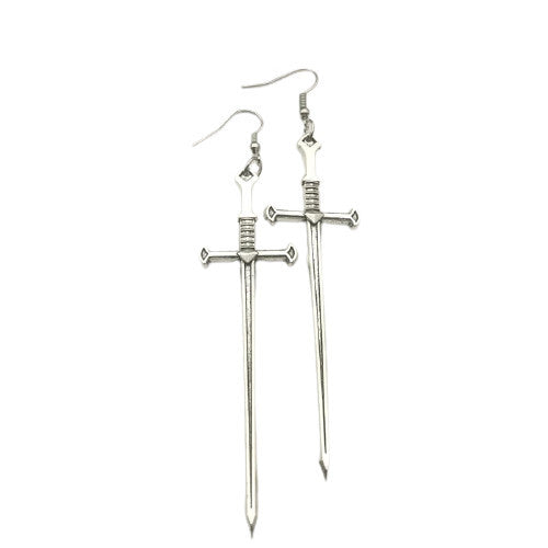 Boucle d'Oreille Viking Épée du Conquérant 2