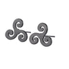 Wikinger-Triskelion-Ohrring