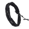 Bracelet Viking Cuir tressé