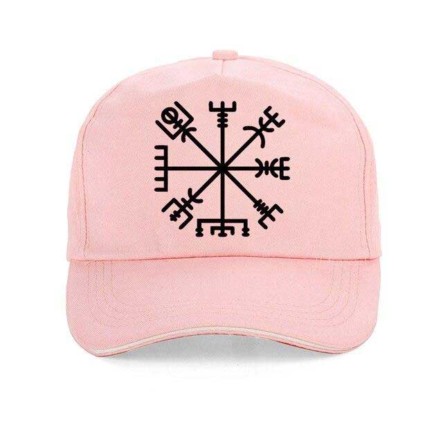Casquette Viking Vegvisir rose