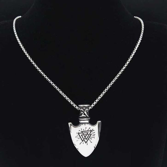 Chaîne Viking Lance Gungnir argent