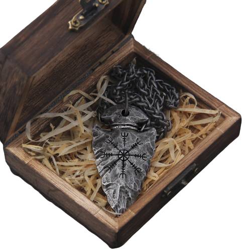 chaine viking vegvisir avec boite