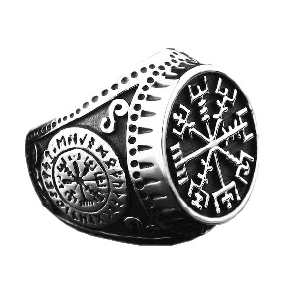 Chevalière Viking Vegvisir