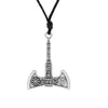Silber und Gold Viking Axt Halskette