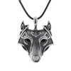 Fenrir Wolf Viking Necklace