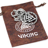 Valknut Wikinger Ouroboros Halskette