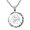 Valknut Wikinger Ouroboros Halskette
