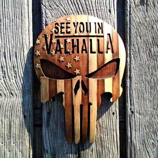 Décoration Murale Crâne Américain Valhalla