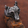 Bague Viking Loup Fenrir