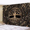 Runic Tree Viking Wall Rug