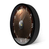 Horloge Viking <br> Bouclier en bois