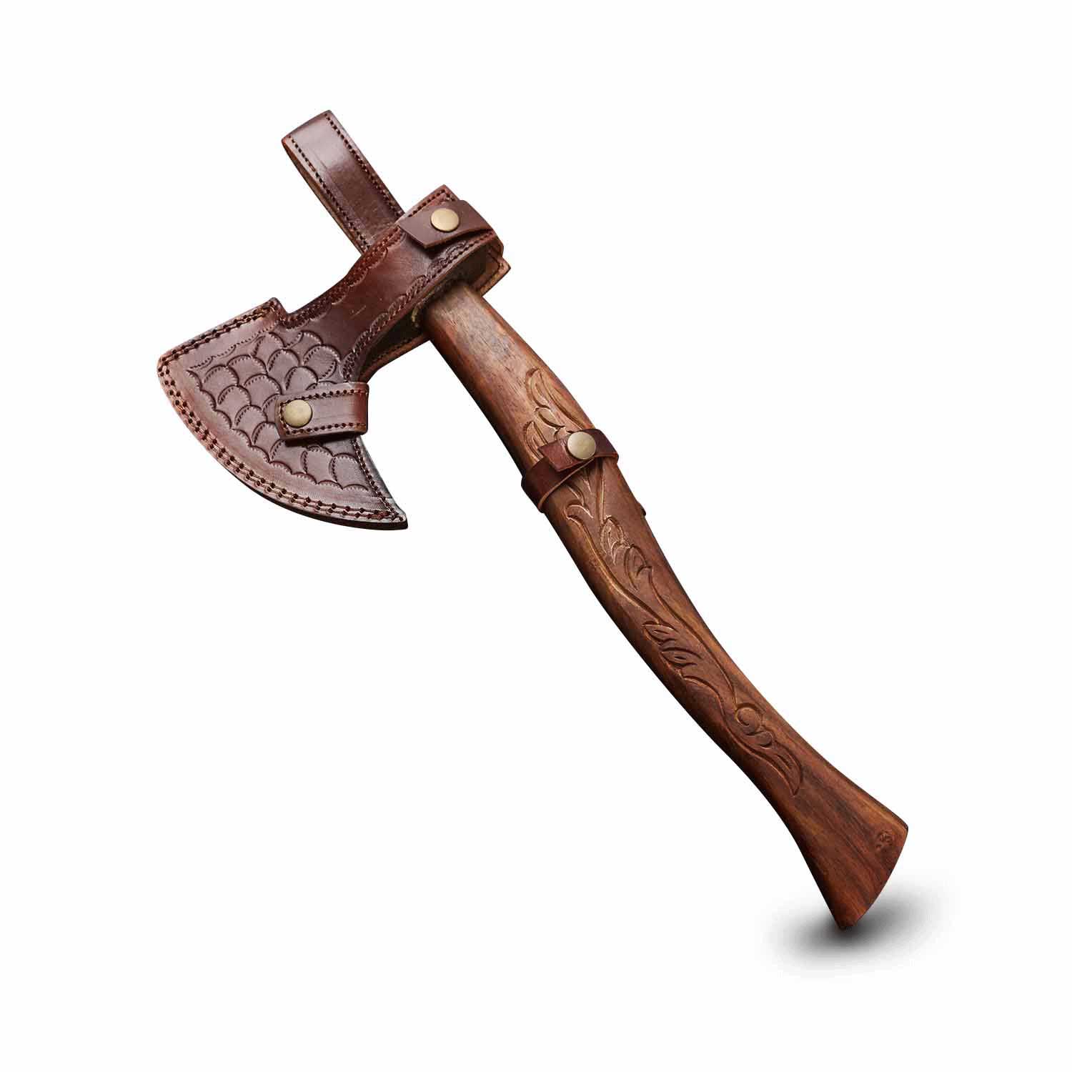 Hache Viking Médiévale avec gaine