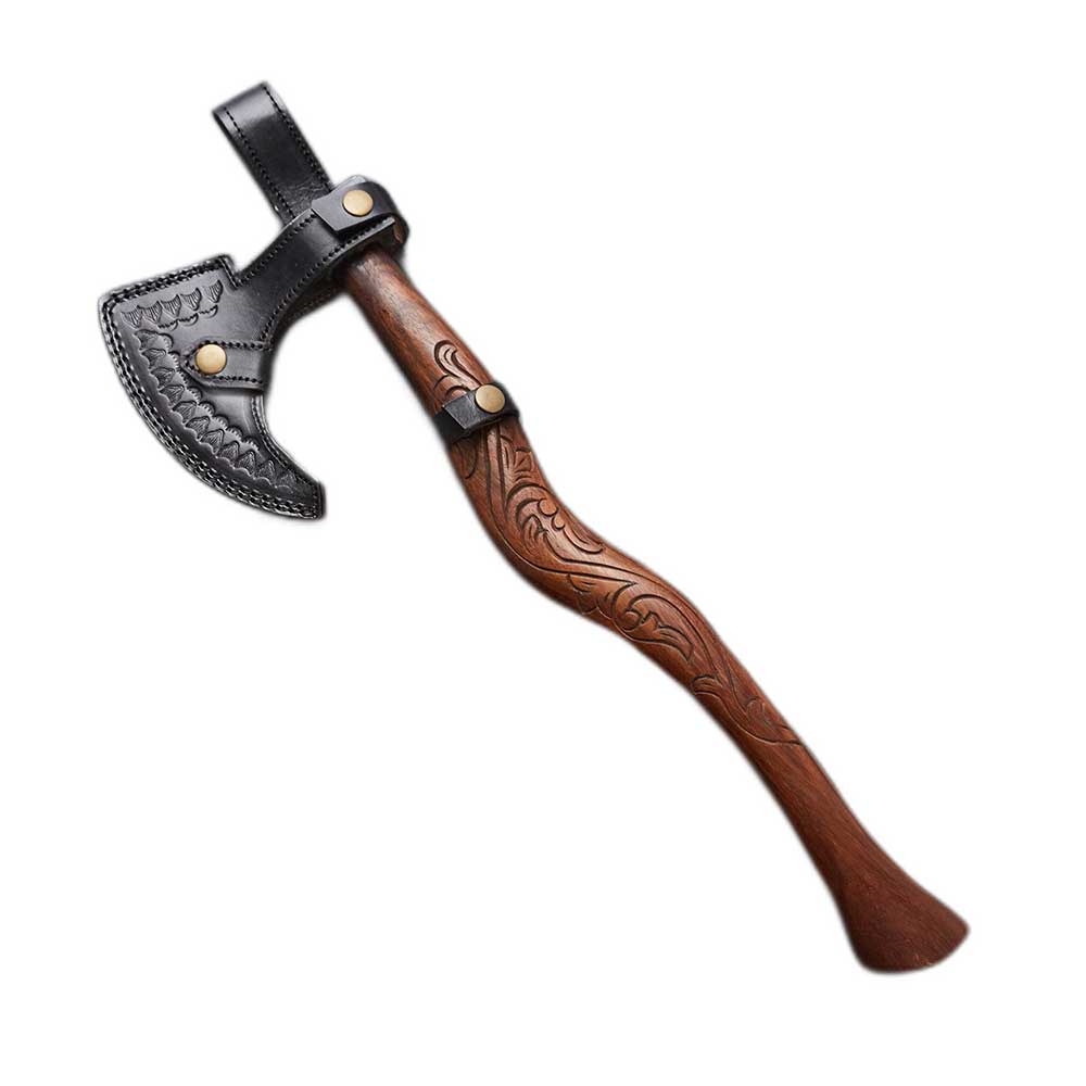 Hache de Perun protection en cuir