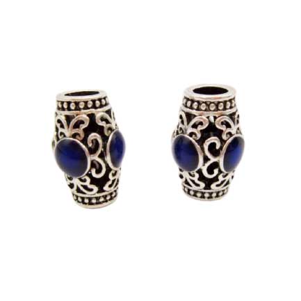Perles de Tresse Viking Saphir