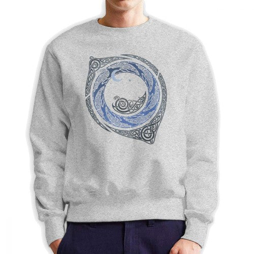 Pull Viking Ouroboros Nocturne gris