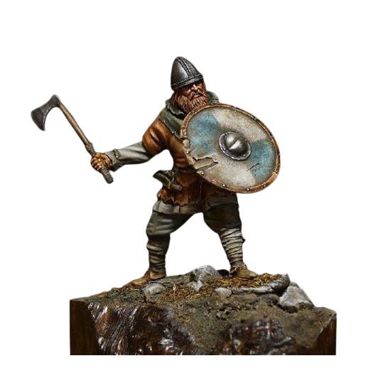 Statue Viking Guerrier non peinte face