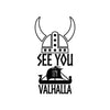 Stickers Viking See You in Valhalla