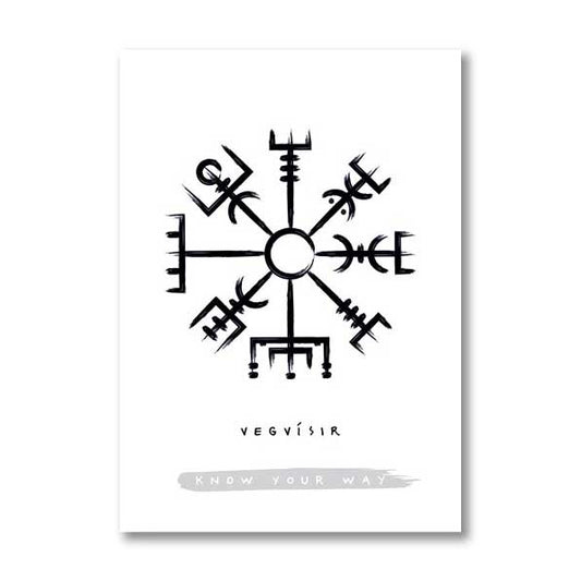 Tableau Viking Vegvisir