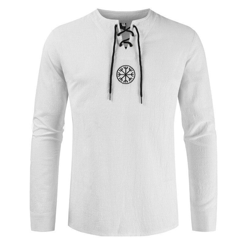 Tunique viking vegvisir blanche