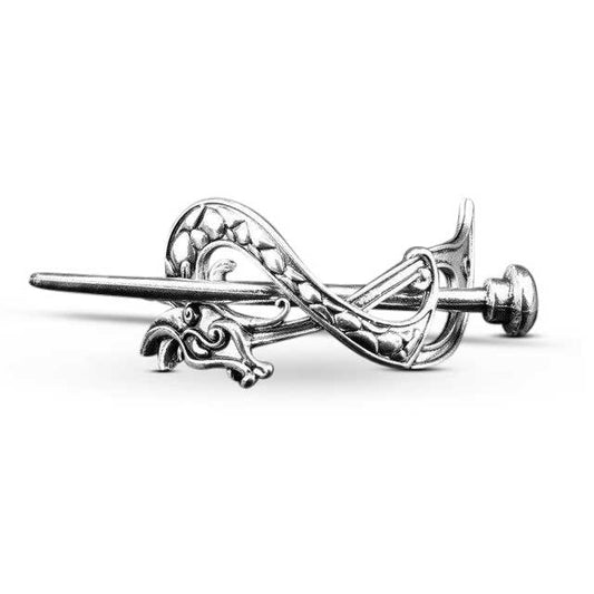 broche cheveux dragon