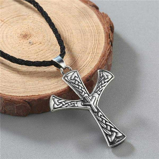 Collier viking de la rune Algiz