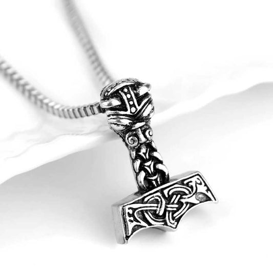Collier mjolnir jarl argent