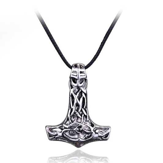 Weisheit Thors Hammer Wikinger Halskette