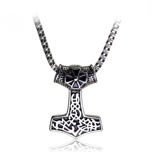 Collier Viking du Marteau de Thor Le Midgard
