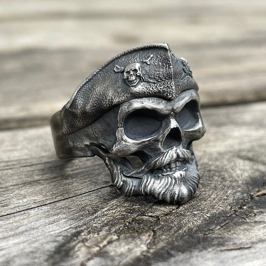 Piratenschädelring (Silber)