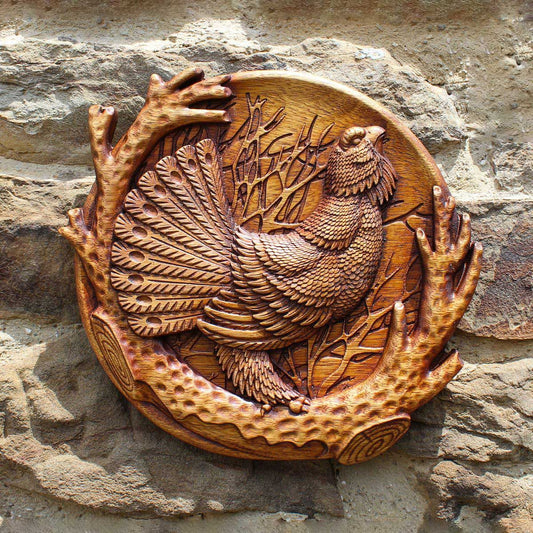 Décoration Murale Caille Chasseur
