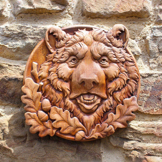 Décoration Murale Ours en Bois