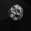 Weiblicher Totenkopfring (Silber)
