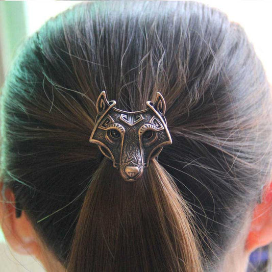 Élastique de Cheveux Loup Fenrir en bronze