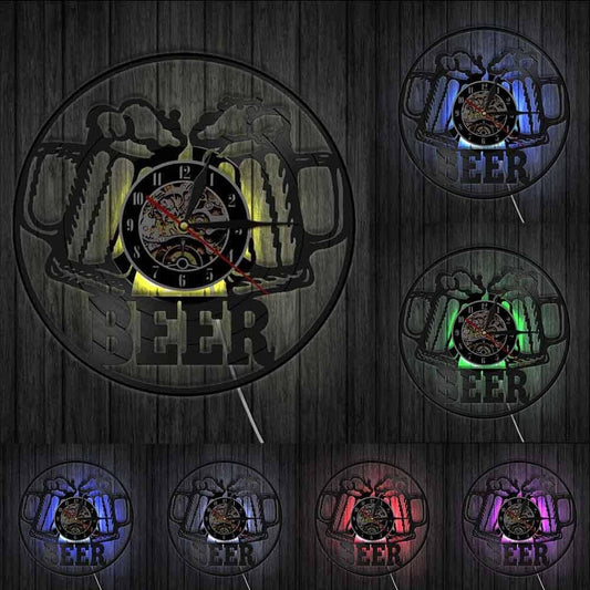 Horloge Viking Skal à Led