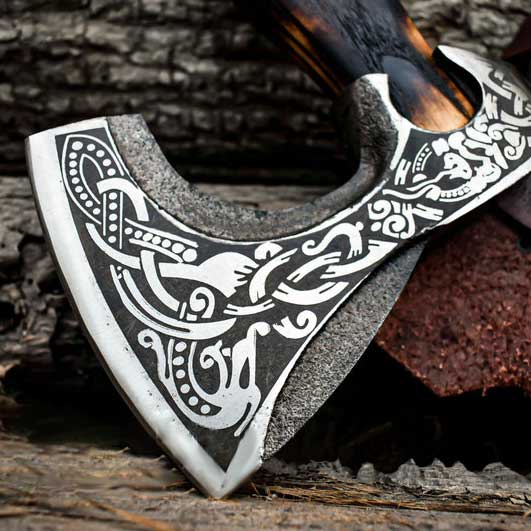 Lame Viking Hache de Combat