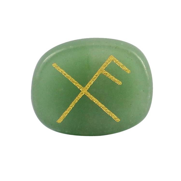 pierre viking gibu auja aventurine verte